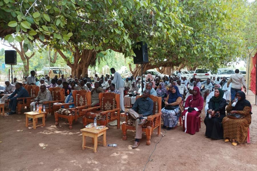 Gezira – Réunion avec les agriculteurs locaux